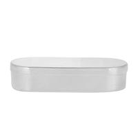 FastUU Esterilizador de herramientas para uñas, caja de esterilización, contenedor de desinfección a alta temperatura, bandeja de desinfección para herramientas de manicura (16 * 5.5cm)