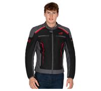 FASTWAY Chaqueta de equipo moto Fastway T-2212 Negro/Gris/Rojo 5XL unisex