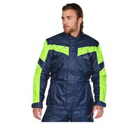 FASTWAY Rain Basic 201 Chaqueta Lluvia Azul/Amarillo 3XL unisex