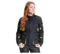 FASTWAY Touring Women 211 Chaqueta de tela Negro/Amarillo 46 46