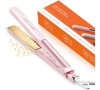 Faszin Planchas del Pelo 2 en 1, Calienta en 20s Plancha Pelo