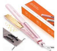 Faszin Planchas del Pelo 2 en 1, Calienta en 20s Plancha Pelo