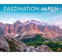 Faszination Alpen Posterkalender 2026: Traumhafte Berg-Panoramen in einem Wandkalender. Dekorativer Poster-Kalender mit Monatskalendarium.