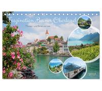 Faszination Berner Oberland - Thuner- und Brienzersee (Tischkalender 2027 DIN A5 quer), CALVENDO Monatskalender: Landschafts-Impressionen rund um den Thuner- und Brienzersee