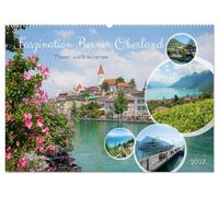 Faszination Berner Oberland - Thuner- und Brienzersee (Wandkalender 2027 DIN A2 quer), CALVENDO Monatskalender: Landschafts-Impressionen rund um den Thuner- und Brienzersee