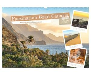 Faszination Gran Canaria (Wandkalender 2027 DIN A2 quer), CALVENDO Monatskalender: Inselmomente zum Verlieben