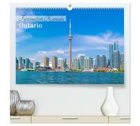 Faszination Kanada - Ontario (hochwertiger Premium Wandkalender 2026 DIN A2 quer), Kunstdruck in Hochglanz: Der Kalender zeigt die beeindruckende ... Naturwundern und historischen Städten.
