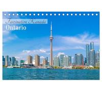 Faszination Kanada - Ontario (Tischkalender 2026 DIN A5 quer), CALVENDO Monatskalender: Der Kalender zeigt die beeindruckende Vielfalt Ontarios zwischen Naturwundern und historischen Städten.