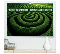 Faszination LABYRINTH - unterwegs in der Natur (hochwertiger Premium Wandkalender 2026 DIN A2 quer), Kunstdruck in Hochglanz: Wo Natur und Stille sich begegnen
