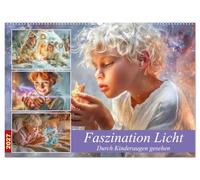 Faszination Licht - Durch Kinderaugen gesehen (Wandkalender 2027 DIN A2 quer), CALVENDO Monatskalender: Kindliches Staunen eingefangen