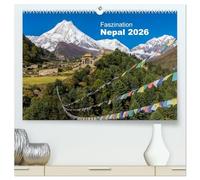 Faszination Nepal (hochwertiger Premium Wandkalender 2026 DIN A2 quer), Kunstdruck in Hochglanz: Der Reiz Nepals sind seine authentischen Menschen und ... welche hier fotografisch eingefangen wurde.