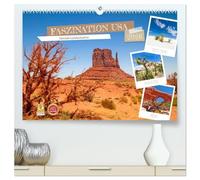 FASZINATION USA Geniale Landschaften (hochwertiger Premium Wandkalender 2026 DIN A2 quer), Kunstdruck in Hochglanz: Beeindruckende Mutter Natur