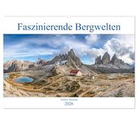 Faszinierende Bergwelten (Wandkalender 2026 DIN A2 quer), CALVENDO Monatskalender: Spektakuläre Landschaften und Panoramen der europäischen Alpen
