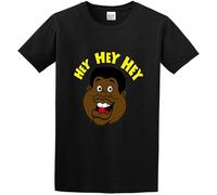 Fat Albert Hey Cotton Round Neck tee Shirt For Men Black S