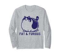 Fat and Furious Cat Manga Larga