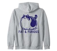 Fat and Furious Cat Sudadera con Capucha