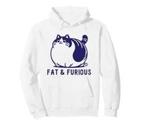 Fat and Furious Cat Sudadera con Capucha