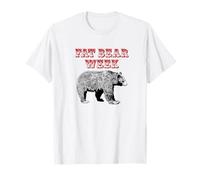 Fat Bear Week, Estilo Retro, para Fiestas de Osos gordos, fanáticos Camiseta