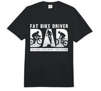 Fat Bike Driver Dad The Idol The Road Bike Lover Fat Bike Comfort Colors Adult Heavyweight T-Shirt