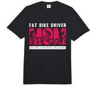 Fat Bike Driver Mom The Idol The Off Road Biking Fat Bike Comfort Colors Adult Heavyweight T-Shirt