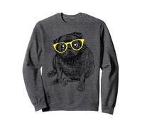 Fat Black Pug Sudadera