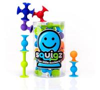 Fat Brain Squigz Starter Juego de 22 piezas, juguete preescolar para niños, juguete innovador para niños de 3 años en adelante