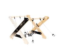 Fat Brain Toys Hook Rally Portable Wooden Tabletop Skill Challenge Ring Toss Game for Kids and Adults Hook Game Ring Toss Game Toys Fun di 8 anni per