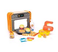 Fat Brain Toys Pretendables - Juego de panadería para niños con Horno, batidora, Cupcakes, Galletas y Otros Accesorios de Cocina de Juguete, Juego de Cocina Duradero para niños, Regalos para Hornear