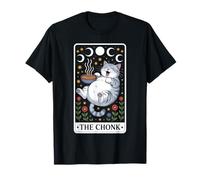 Fat Cat Ramen Noodle de la Carta del Tarot de Chonk Camiseta