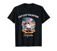 Fat Cat Vacaciones Japón Viajes Japón Camiseta