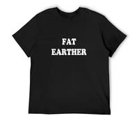 Fat Earther Fun Falty Earth Parody T-Shirt Man'S Fashion Cotton Black Clothes Unisex tee 3XL