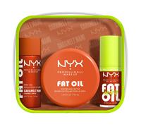NYX Professional Makeup Fat Oil Lip Drip+Body Oil+Body Butter,Caramelt Mami | Hidratación para Cuerpo y Labios, Con Aceite de Aguacate, Nutrición Profunda, Acabado Luminoso, Fat Oil