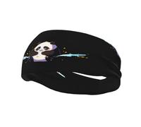 Fat Panda - Diadema elástica unisex para yoga y baloncesto, absorbe el sudor