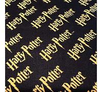 Fat Quarter Harry Potter Logo Words 100% algodón acolchado tejido de costura