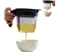 Fat Separator for Cooking with Strainer Bottom Release, Gravy Separator, Essential Kitchen Tool