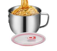 Fat Separator, Stainless Steel Gravy Strainer and Fat Separator with Lid, Kitchen Gadget for Grease Removal,Meat Strainer with Handle, Ideal for Removing Excess Oil from Soup or Food