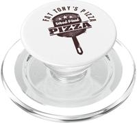 Fat Tony's Wood Fired Pizza Restaurante Empleado/Cliente tee PopSockets PopGrip para MagSafe