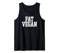 Fat Vegan - Estilo de Vida Vegano Divertido Camiseta sin Mangas