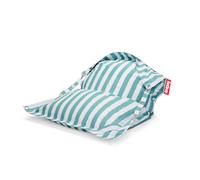 Fatboy Buggle-Up Outdoor Beanbag | Multi-Purpose Bean Bag I Banquet and Bean Bag in One | 180 x 140 cm | UV Resistant, Water and Dirt Resistant Polyester I Stripe Azur