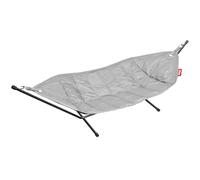 Fatboy® Hamaca Doble con Soporte Resistente al Agua, para jardín y terraza - 270 x 138 cm (MAX. 150 kg) - Gris Claro
