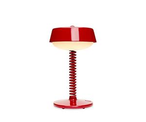 Fatboy Lámpara de mesa dormitorio - Lámparas de noche - Lámparas laterales para salón - Lámpara táctil - Luz LED inalámbrica y regulable - Bellboy lobby-red