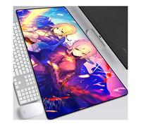 Fate Grand Order Anime Alfombrillas de Ratón - Gaming Mousepad 700x300mm, 3mm Base de Goma Antideslizante, Superfície con Textura Especial, Compatible con ratón láser y óptico, para PC y Laptop,F