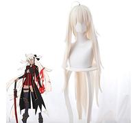 Fate/Grand Order Cosplay Peluca Okita Souji 120CM Larga Cosplay Pelucas Halloween Carnaval Mujeres Cosplay Pelucas