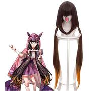 Fate/Grand Order FGO Osakabehime Peluca Cosplay Disfraces Largo Doble Cola de caballo Gradiente Cabello Fiesta de Halloween Juego de roles Pelucas