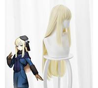 Fate Grand Order FGO Reines Archisorte 80cm Straight Blonde Lord El-Melloi II-sei No Jikenbo Hair Cosplay + Free Peluca Cap