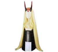 Fate Grand Order Ibaraki Douji Cosplay pelucas FGO Cosplay amarillo peluca larga recta pelo sintético resistente al calor
