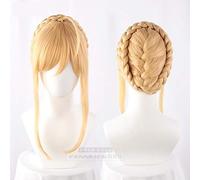 Fate Stay Night Altria Pendragon Saber Cosplay Peluca Juego Anime FGO Fate Grand Order Pelucas de Cosplay resistentes al calor 2 tipos como foto