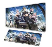 Fate Trigger: Novita Girl Anime MousePad/XXL MousePad/Anti slip Pearl Base, Stitching Edge, Large Office Pad, PC Game Anime RectangularMousePad Tapetiti para el Mouse Pad (B, 80 × 40 cm)