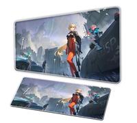Fate Trigger: Novita Girl Anime MousePad/XXL MousePad/Anti slip Pearl Base, Stitching Edge, Large Office Pad, PC Game Anime RectangularMousePad Tapetiti para el Mouse Pad (A,90 × 40 cm)