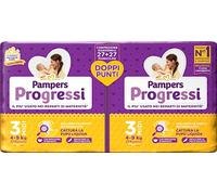 Fater Pampers Progressi Pannolino Midi Pacco Doppio 54 Pezzi